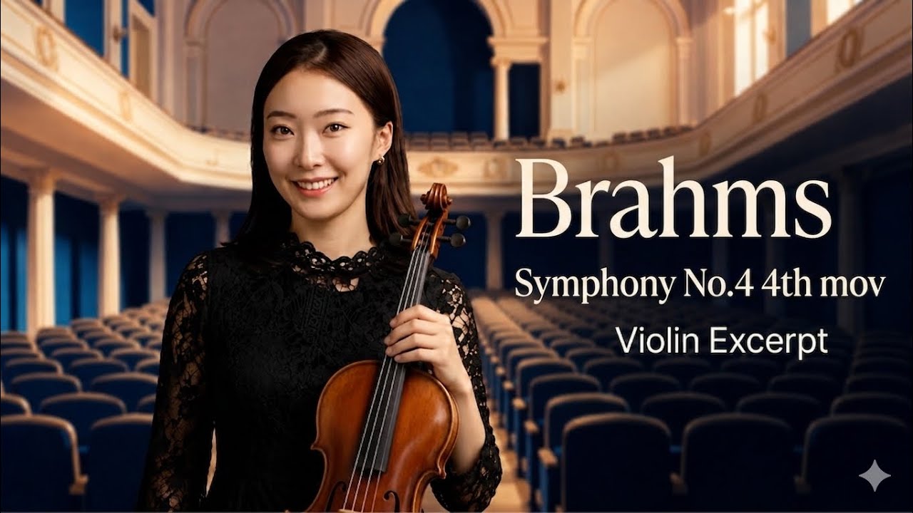 Brahms Symphony No.4 4th mov Violin excerpt