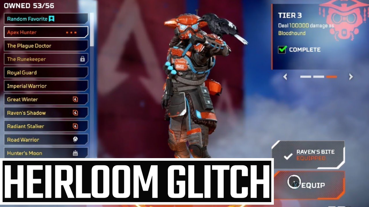 Apex Heirloom Glitch Season 15 *WORKING*