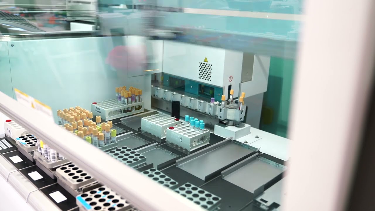 State-of-the-art laboratory equipment - the Roche cobas &reg; p 512 system