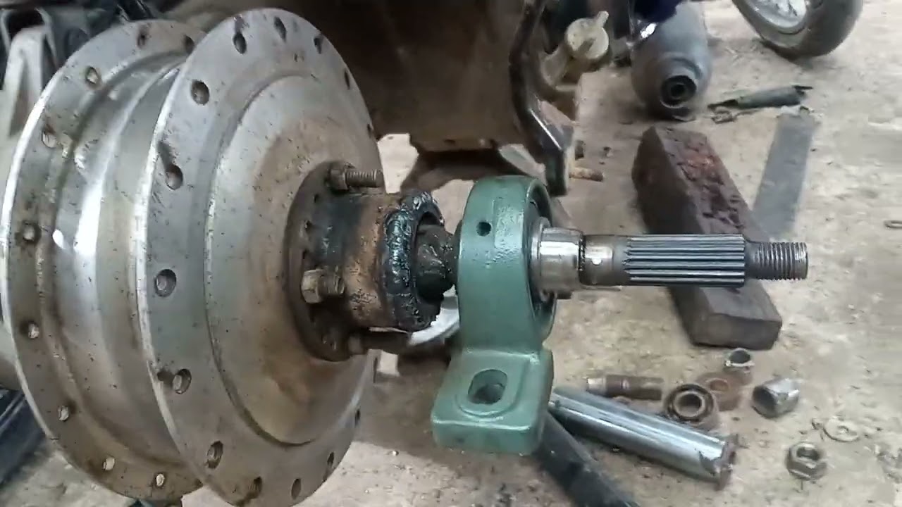 cara merakit mio jadi roda tiga.. buat desabilitas..