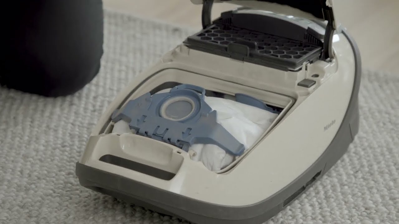 How to change your Miele vacuum cleaner bag & filters