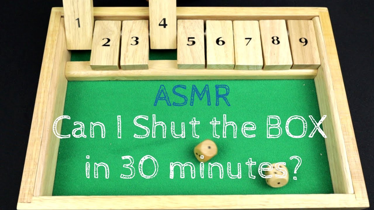 ASMR Shut the BOX - Solo Game Playthrough (Whispering) ep.2