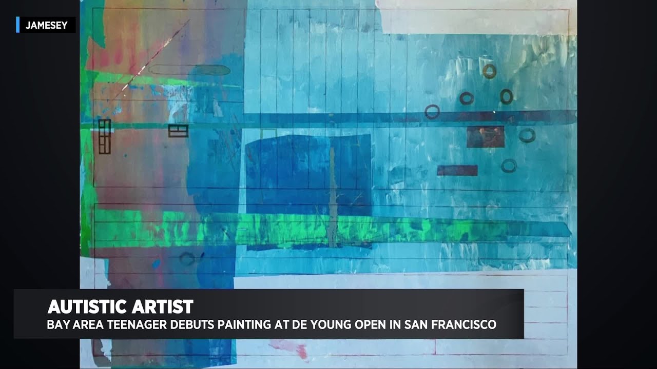 Autistic Artist's Painting Selected for de Young Open Exhibit