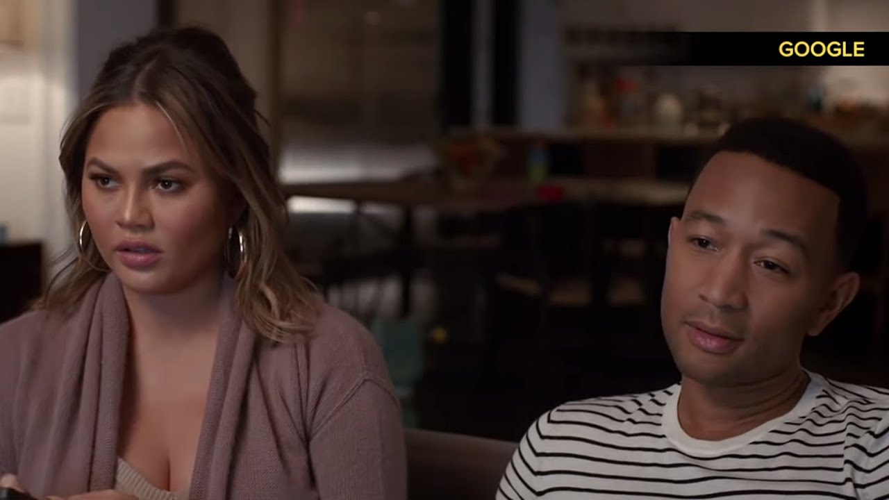 Chrissy Teigen & John Legend Get a Little Help from Google Assistant
