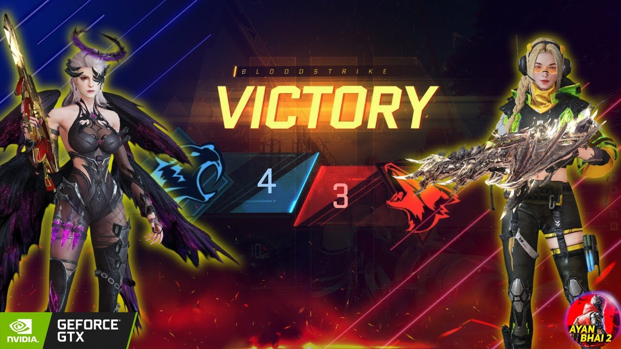 Insane 1vs4 Squadfight Challenge Gameplay in Blood Strike with || GTX 1650