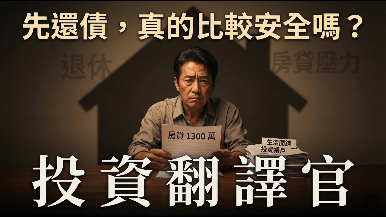 退休背房貸，先還債真的比較安全嗎？一則留言，把我們推到更深層的財務問題