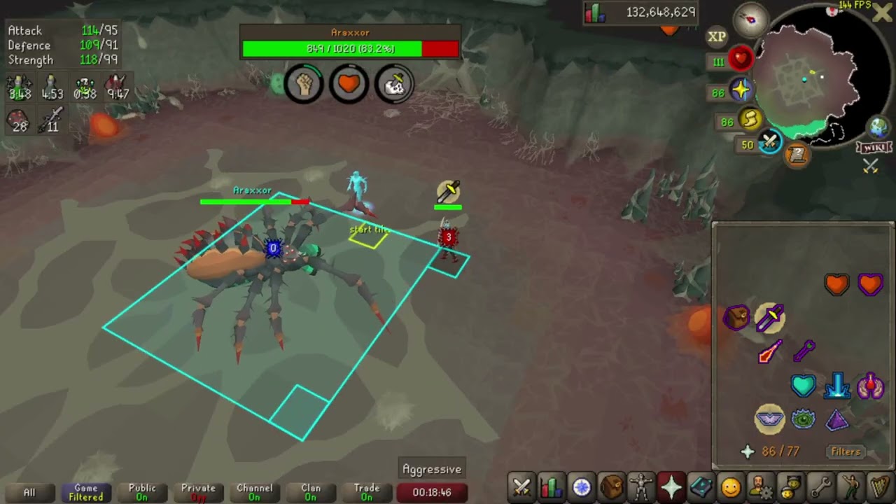 OSRS Araxxor Example Kill
