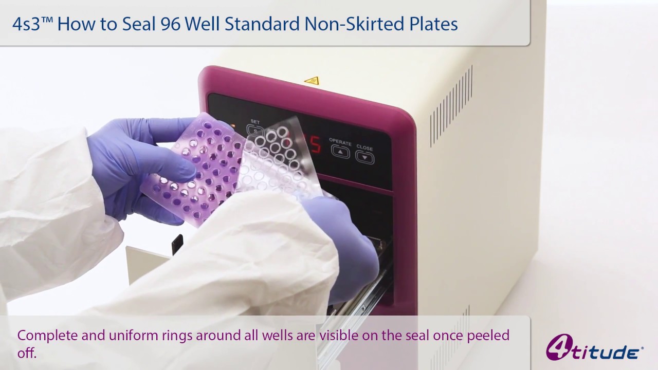 4s3™ - How to Seal 96 Well Standard Non-Skirted PCR Plates