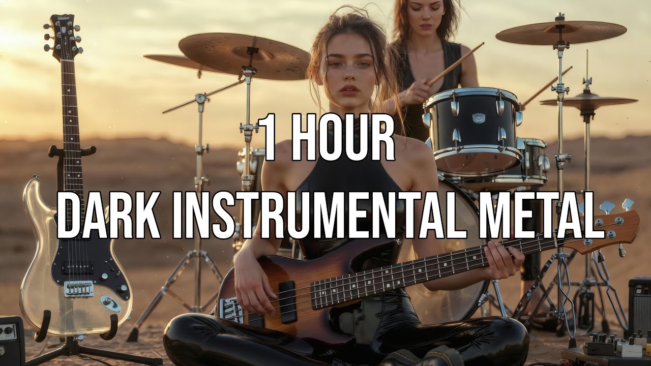 1 Hour Dark Instrumental Metal | Djent / Groove / Cinematic | Focus, Gym, Coding, Gaming