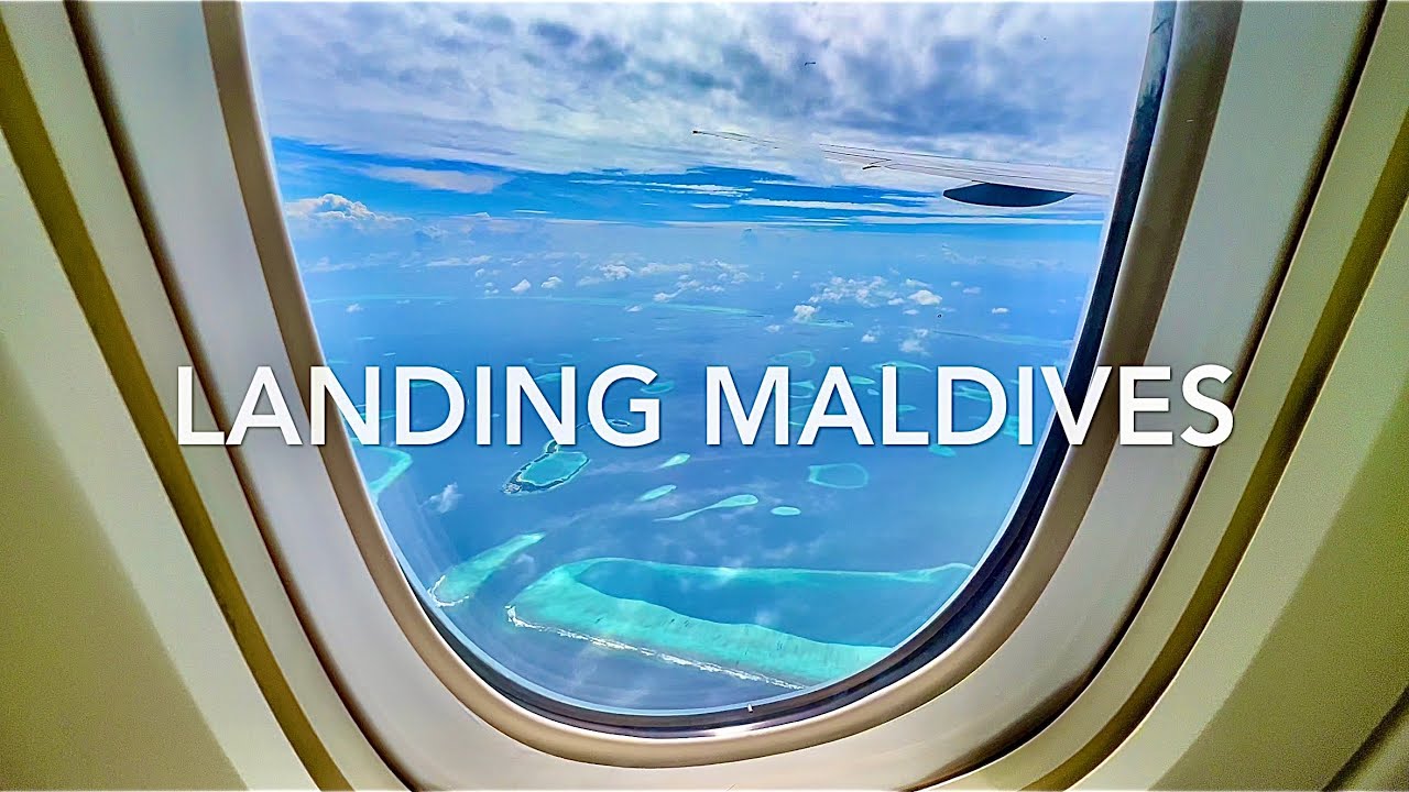 LANDING MALE 4K 60fps HDR DOLBY VISION QATAR AIRWAYS BOEING 777 MALDIVES