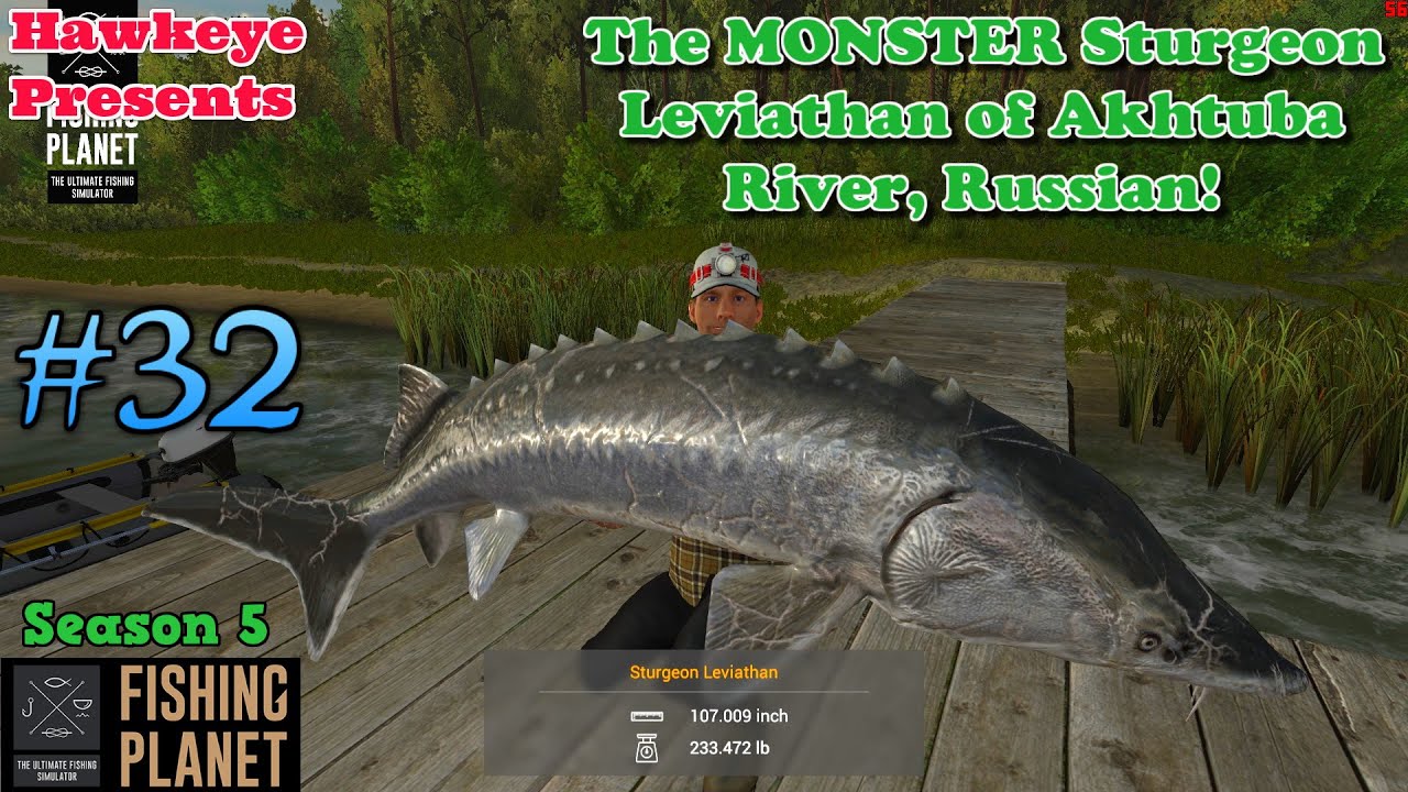 Fishing Planet #32 - S5 | The MONSTER Sturgeon Leviathan of Akhtuba River, Russia!