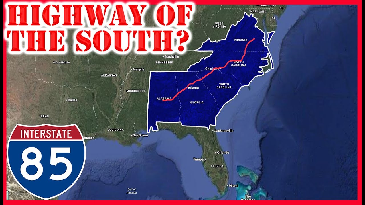 Why Interstate 85 is the MOST IMPORTANT Highway in the South | What It's Like to Travel On