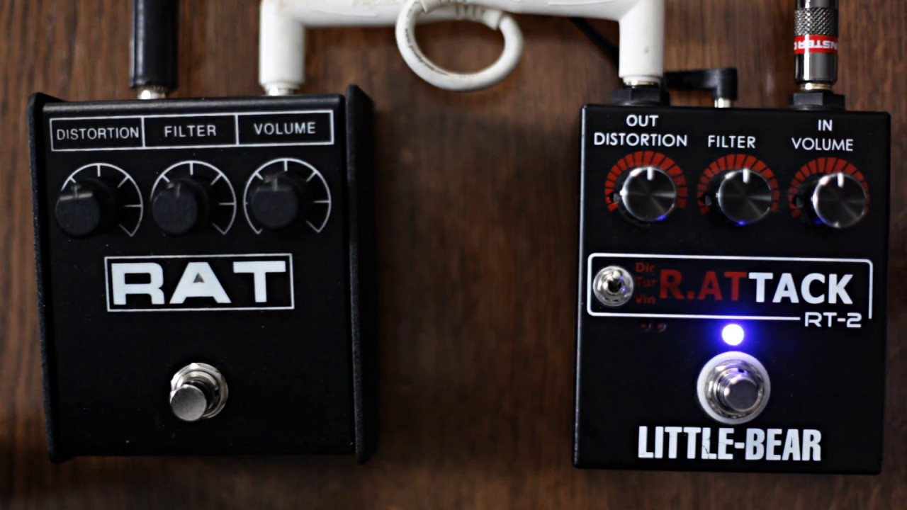 Proco Rat 2 vs Little Bear R.attack (riff only)
