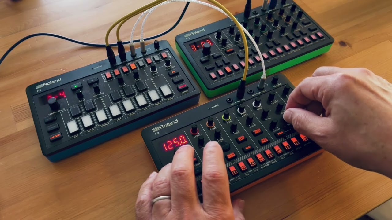 【Roland T-8,J-6,S-1】Roland Aira Compact 3台で久しぶりのセッション！
