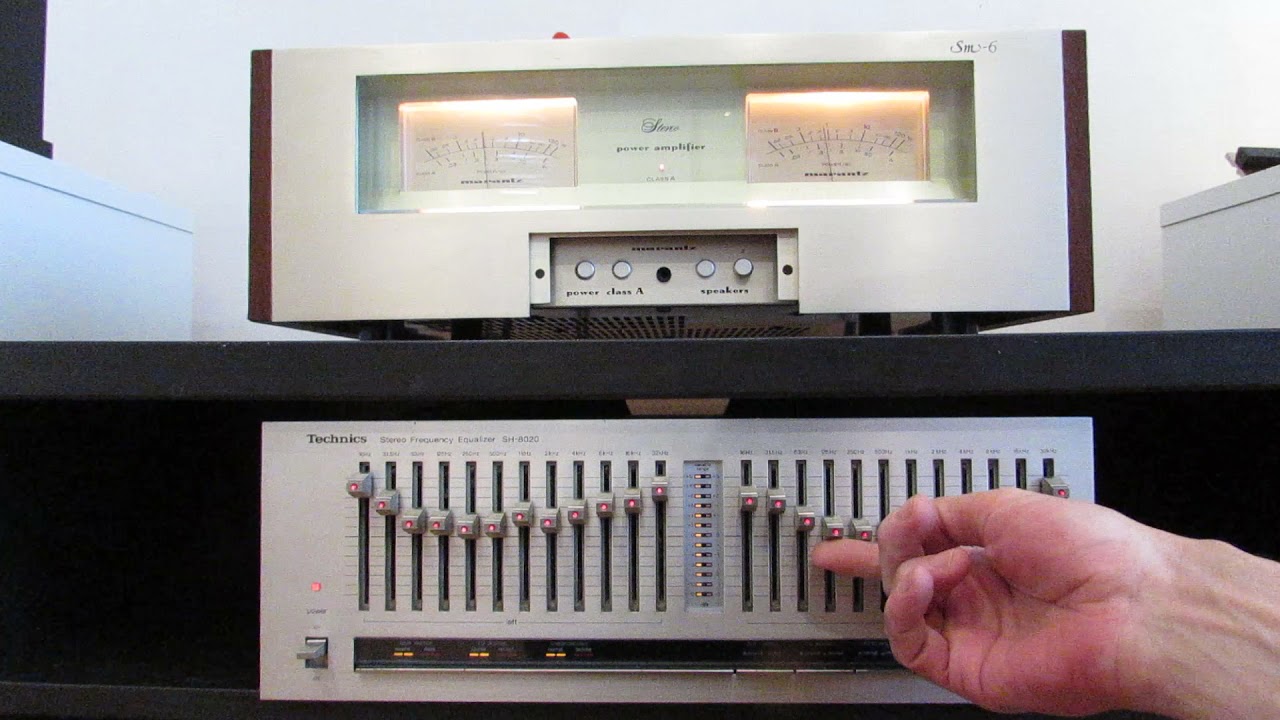 Testing Listening Technics SH-8020 Stereo Frequency Equalizer (1980 - 1983 )