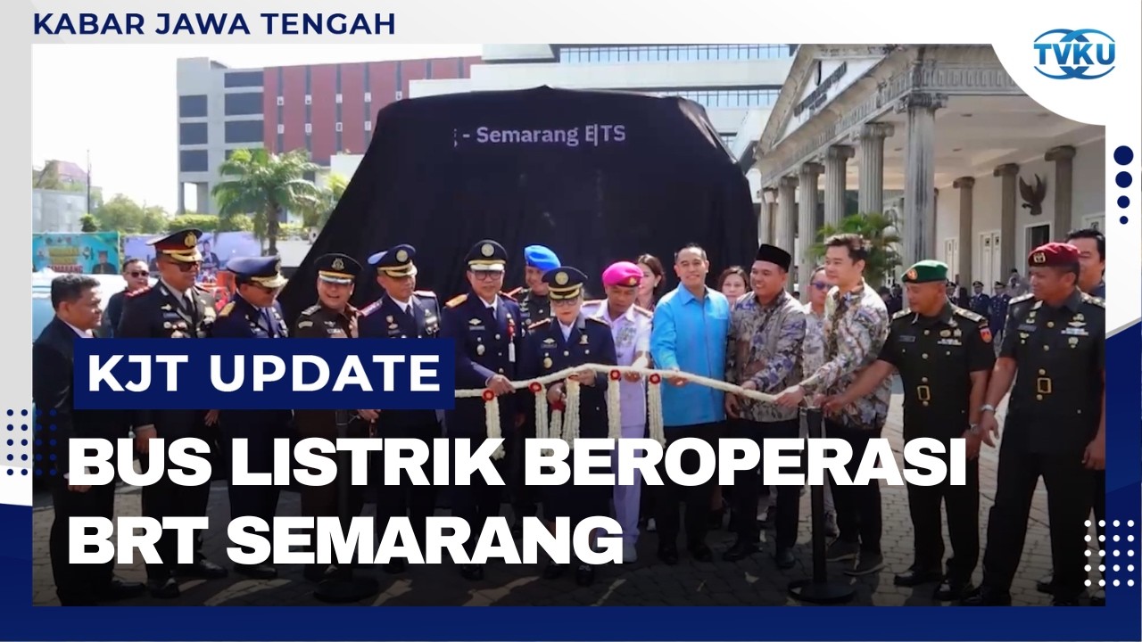 Pemkot Semarang Mulai Operasionalkan Bus Listrik untuk BRT Trans Semarang