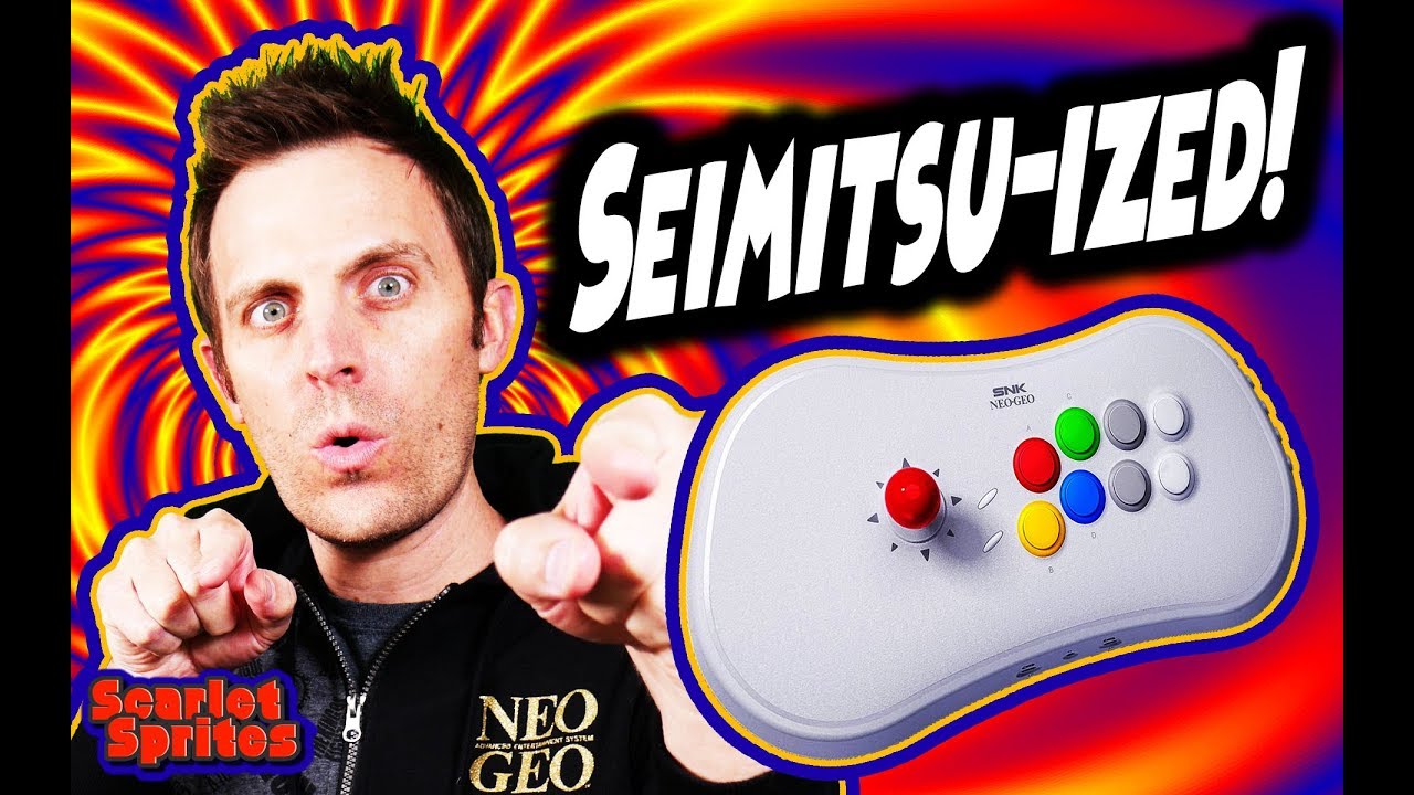 Neo Geo Arcade Stick Pro:  Full Seimitsu Mod!