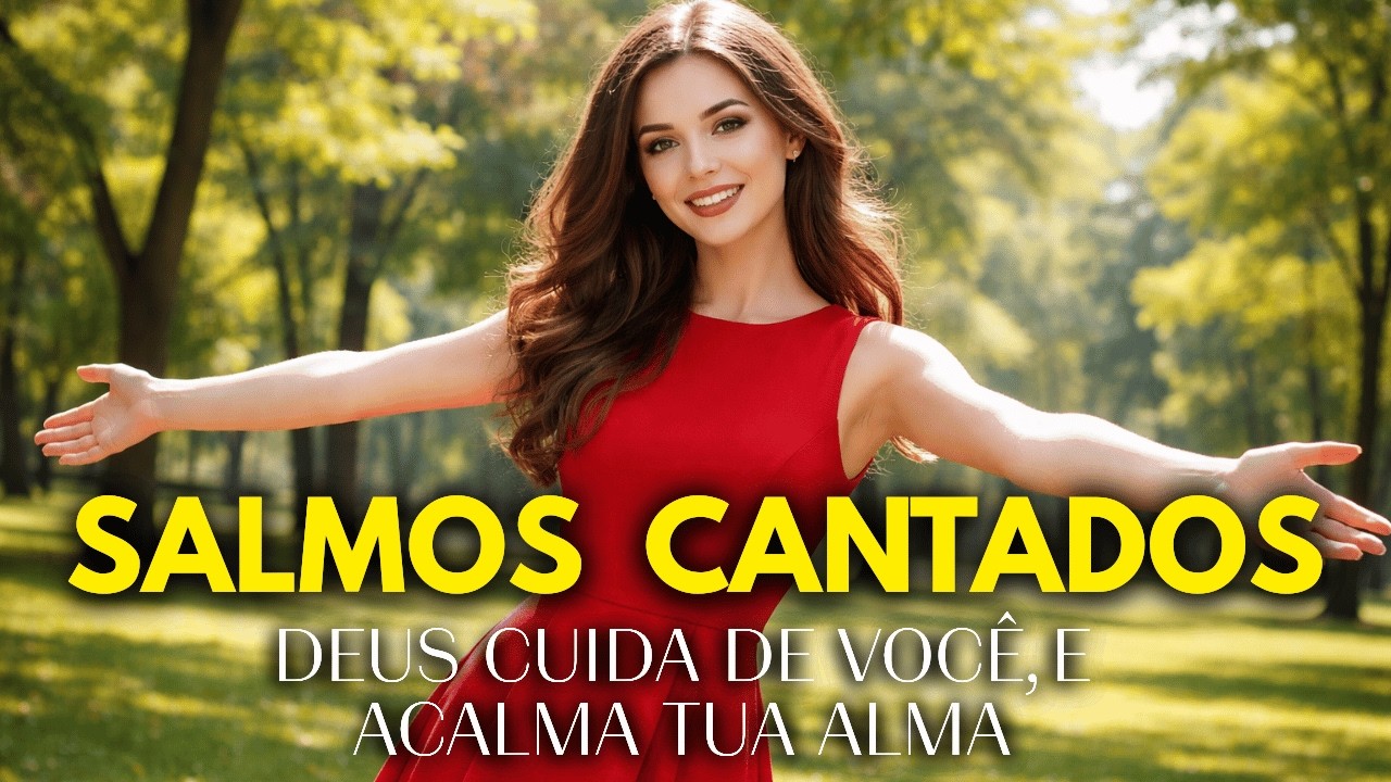 SALMO CANTADO PARA DORMIR, RELAXAR E ORAR | DEUS CUIDA DE VOCÊ!