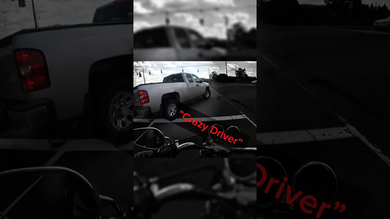 Crazy Driver Tried To Hit And Run Biker!😱#shorts #viral