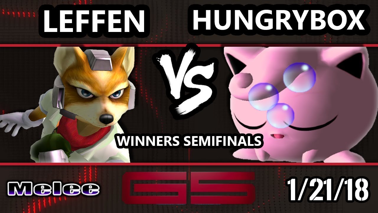 GENESIS 5 SSBM - Liquid'Hungrybox (Jigglypuff) VS TSM RB | Leffen (Fox) - Smash Melee WSF