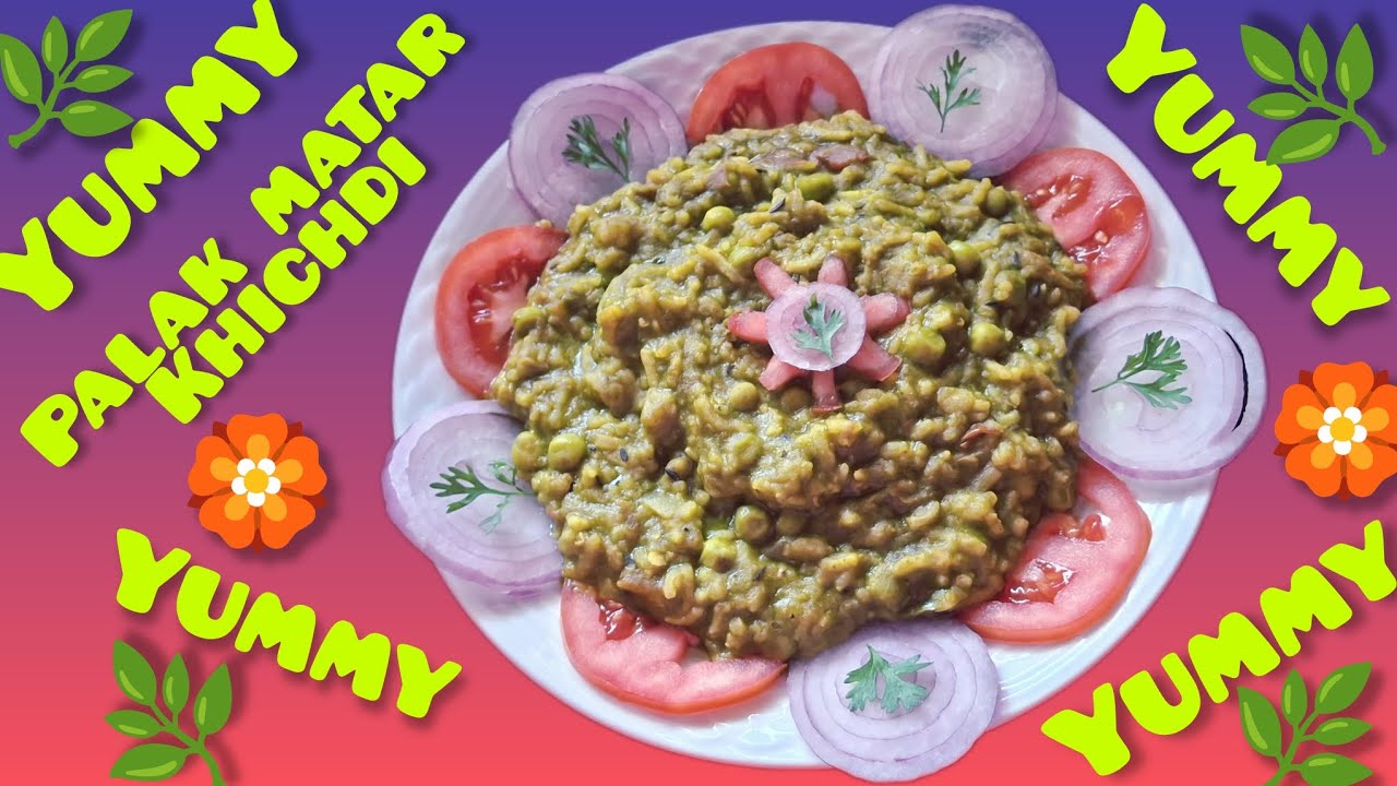 🫛🌿Palak matar Khichdi ( Healthy & comforting ) Iran- Rich ( palak ) easy to digest. @mukkusskitchen🙏
