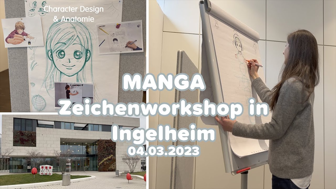 Manga zeichnen lernen - Workshop in der Mediathek in Ingelheim am 04.03.2023