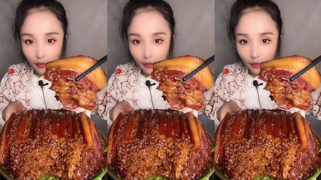 ASMR MUKBANG Braised pork and glutinous rice EATING SHOW|소리좋은 러가지 음식 먹방 모음이 팅쇼 리얼 사운드|大食い