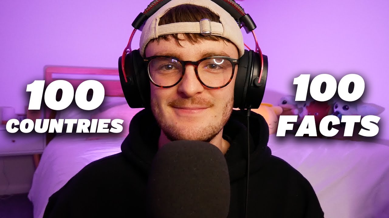 ASMR 100 Facts About 100 COUNTRIES!