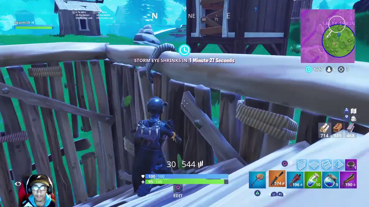 LIVE! PLAYING FORTNITE | 600+ WINS |4.8 K/D| SKAARM (Facecam)
