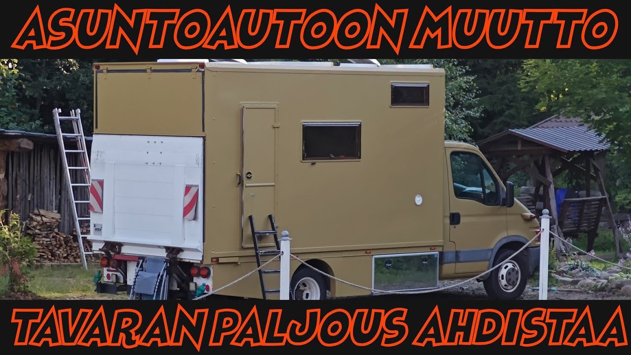 ASUNTOAUTOON MUUTTO JA TAVARAN PALJOUS! Heitänkö kaiken pois?