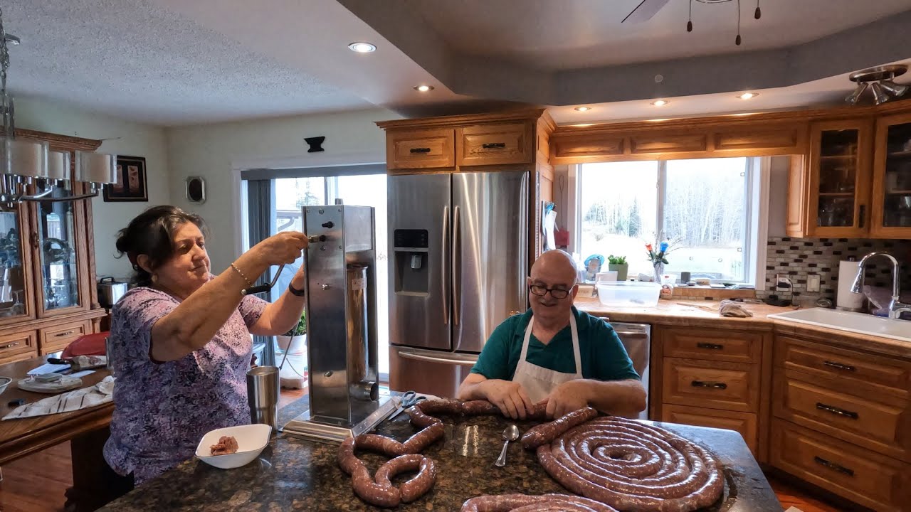 Delicious Maple Moose Sausages from Scratch
