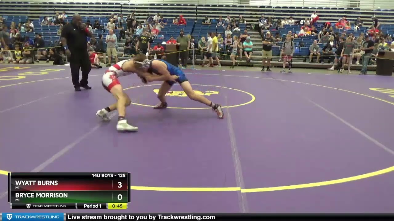 125 Lbs Semifinal - Wyatt Burns, MI Vs Bryce Morrison, MI 4c7d