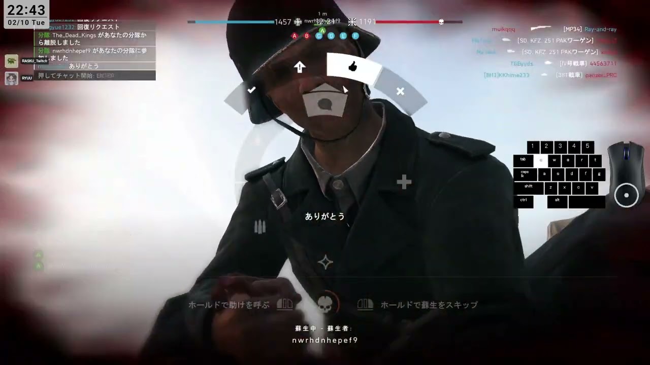 【BFV PC版】エアロドローム コンクエ ジャングルカービン 22K 1D K/D22
