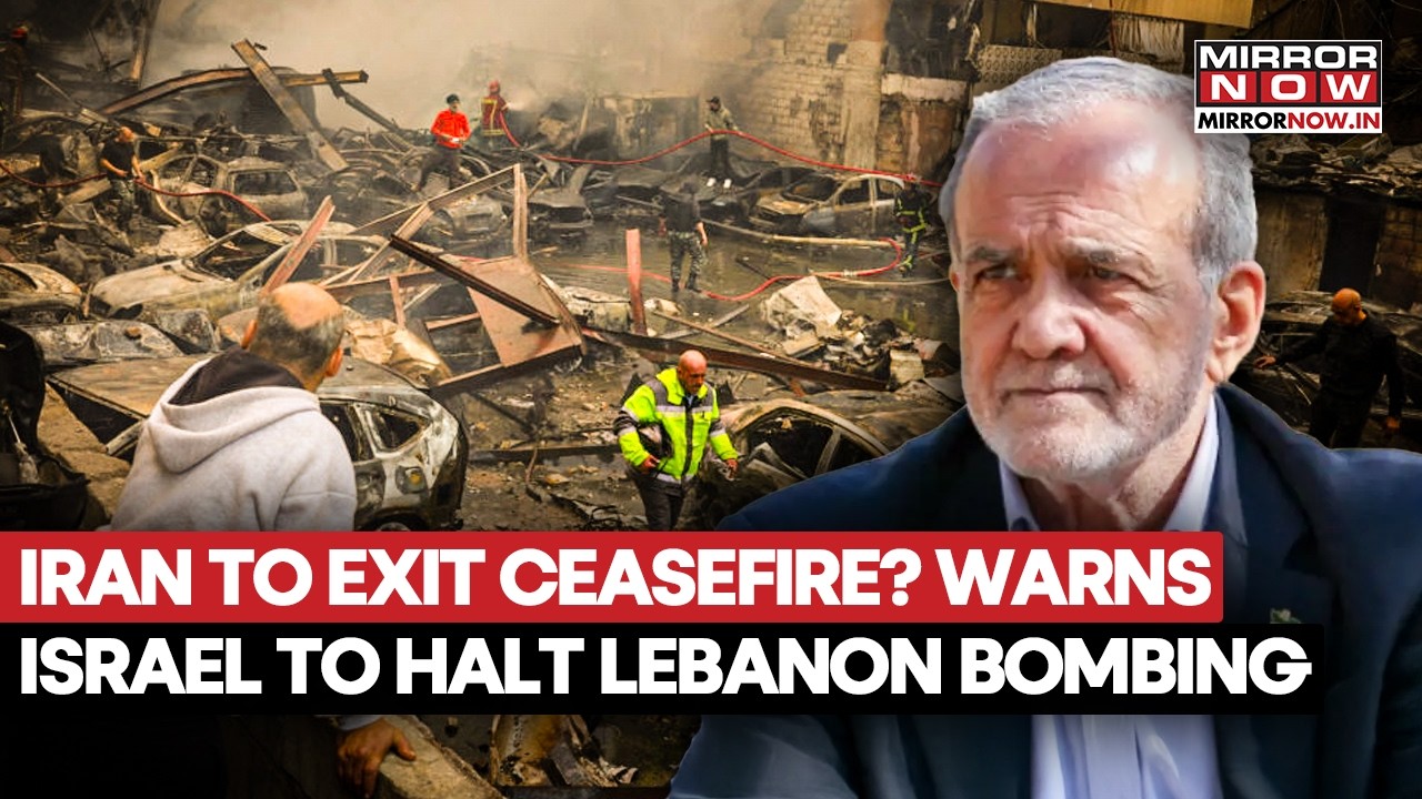 Iran Signals Ceasefire Collapse With US Amid Lebanon Attacks | War In West Asia To Restart? Watch