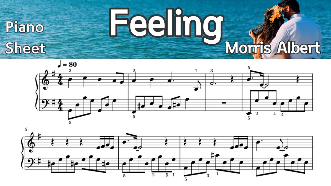 Feelings / Piano Sheet Music / Morris  Albert / by SangHeart Play