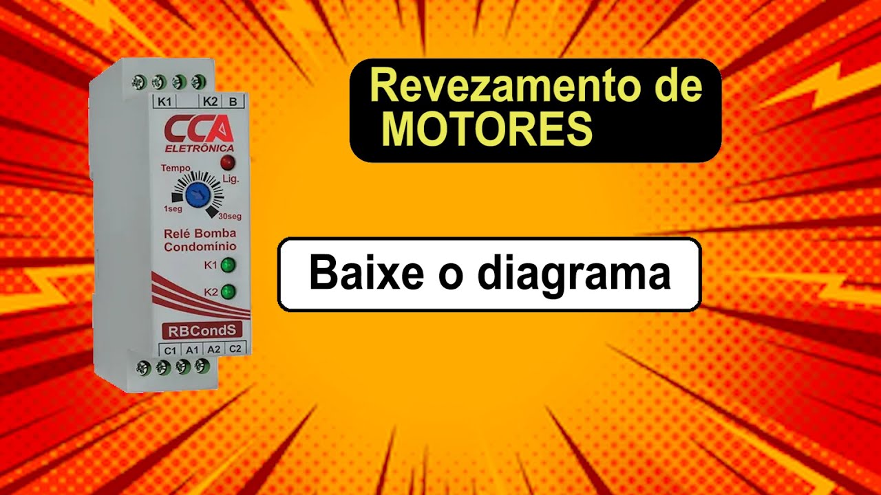 Revezamento de motores - relé - AULA E DIAGRAMA