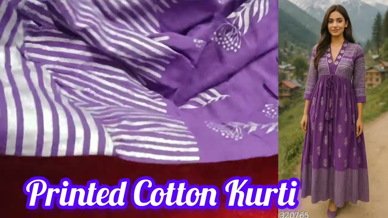 #Printed Cotton Kurtis from Meesho 