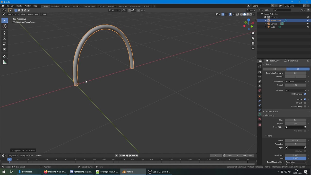 Blender 2.83 - hoses for FarmingSimulator