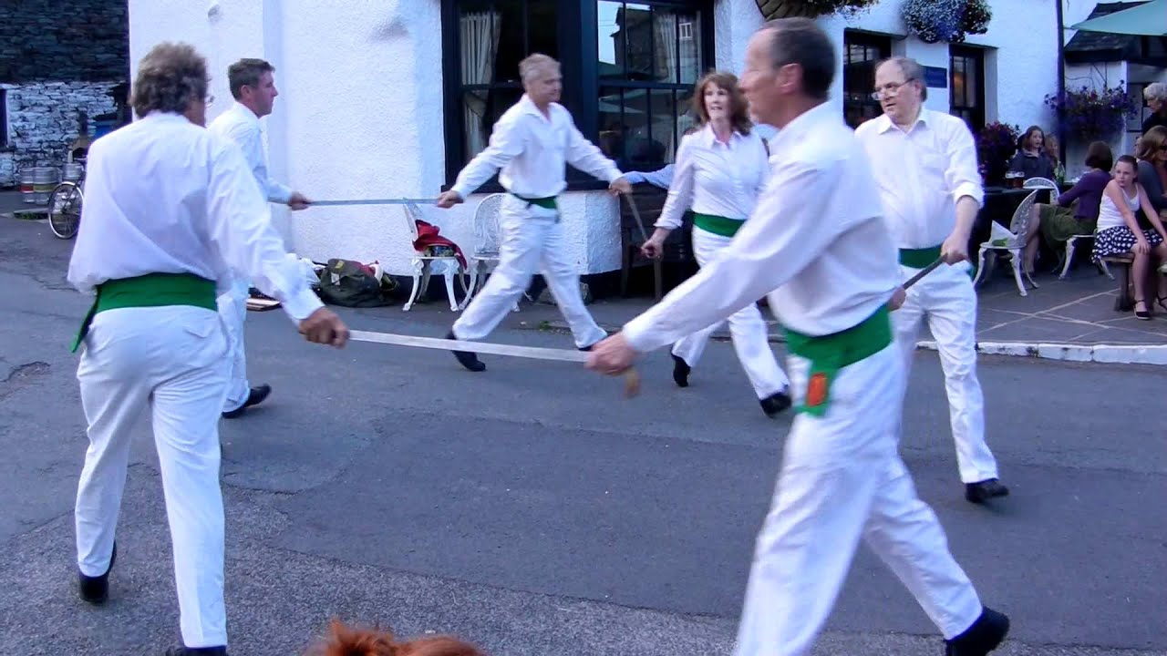 Sword dance at Britannia Inn