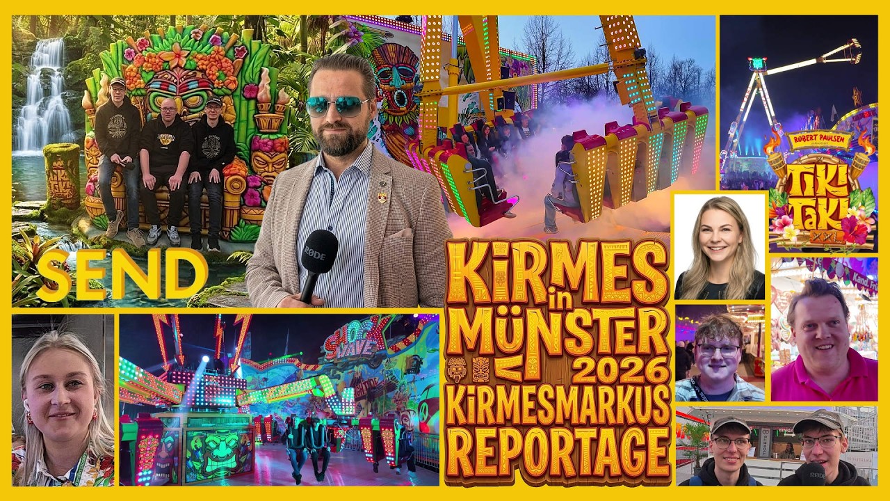 Reportage | SEND 2026 | Kirmes in M&uuml;nster mit Tiki Taki XXL weiteren Interviews, Rundgang und mehr