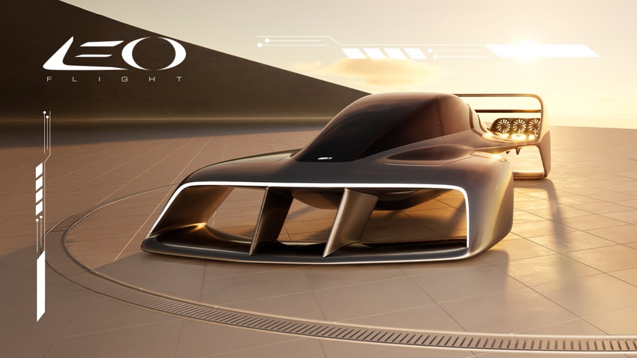 The 250mph Flying Electric Jet Hypercar | LEO Coupe Concept Reveal
