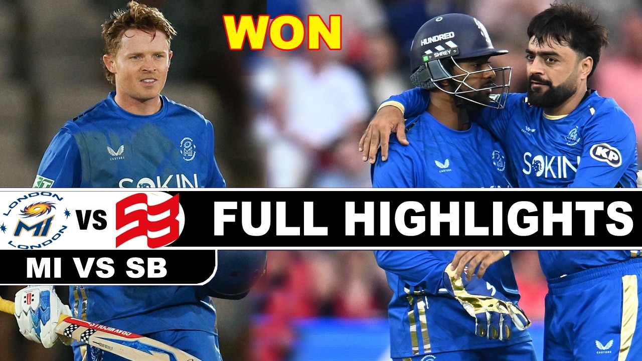 Southern Brave vs MI London FULL MATCH HIGHLIGHTS | Men's Hundred 2026 🏏 HIGHLIGHTS