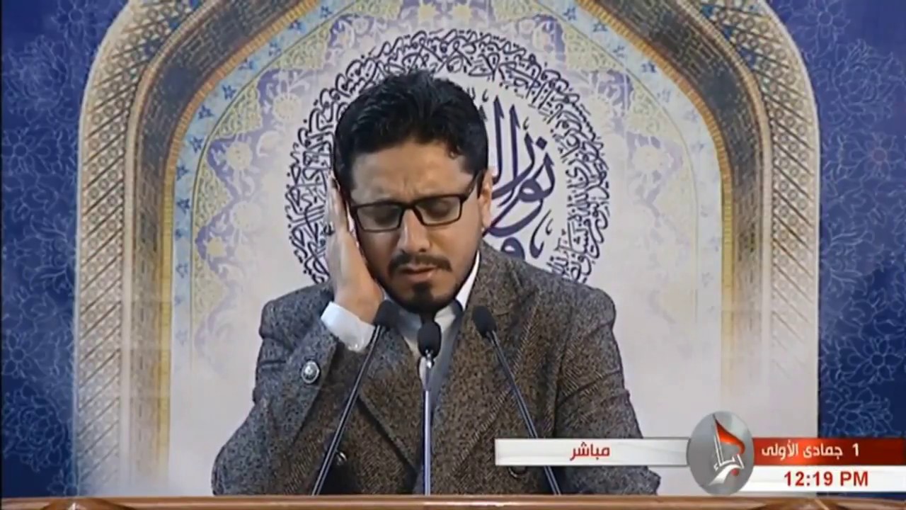 أذان الجمعة - السيد حسنين الحلو - العتبة الحسينية المقدسة - 1 جمادى الأولى 1439هـ