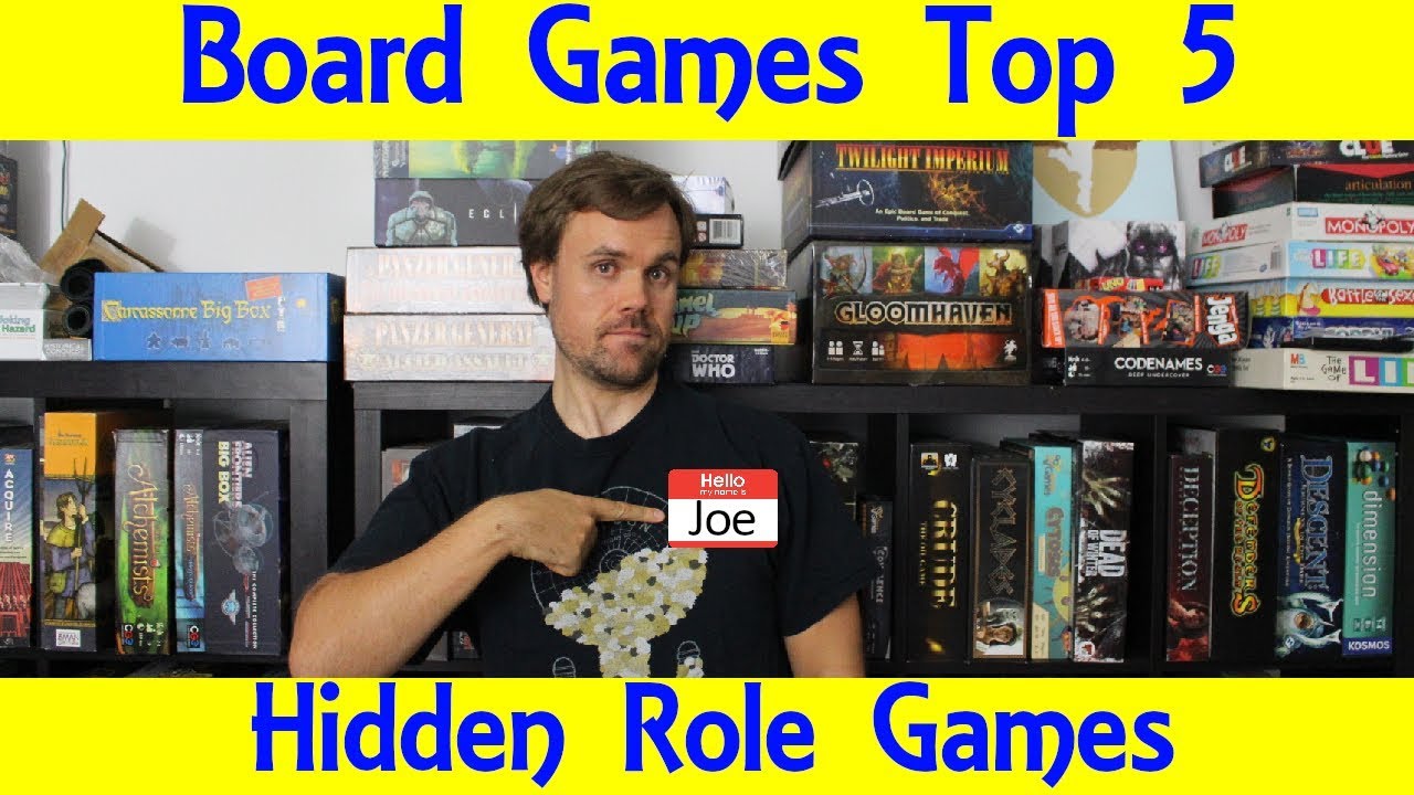 Top 5 Hidden Role Board Games