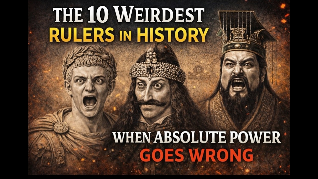 Top 10 WIERDEST Rulers In History!!! (When Absolute Power Went Insane)