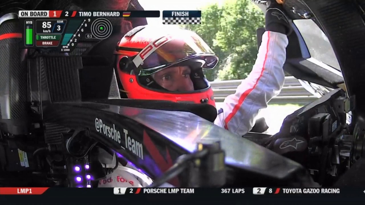 24h Le Mans 2017 | #2 - Timo Bernhard | Porsche 919 Hybrid | Final lap onboard