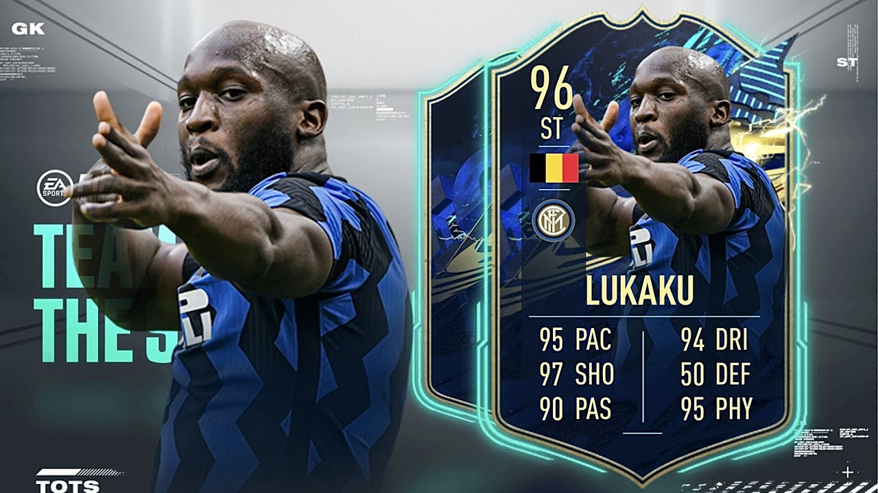 FIFA 21: ROMELU LUKAKU 96 TOTS PLAYER REVIEW I FIFA 21 ULTIMATE TEAM