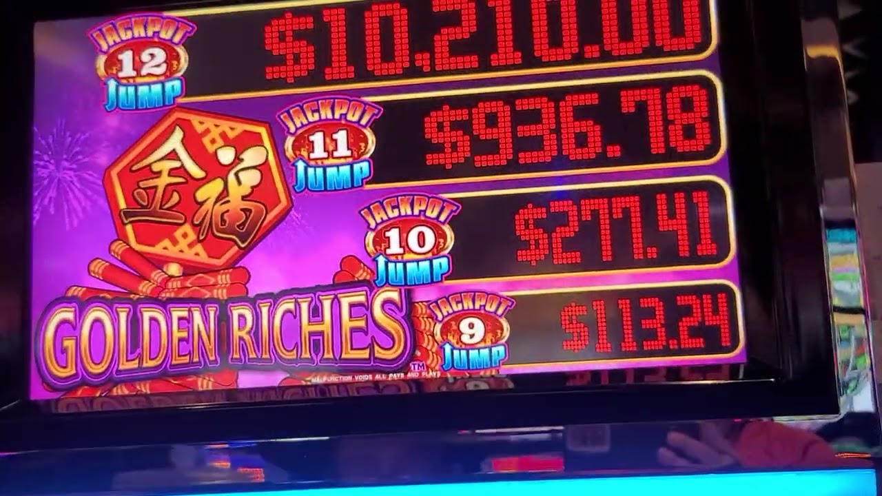 Jackpot Jump Golden riches slot machine Windcreek Wetumpka Casino