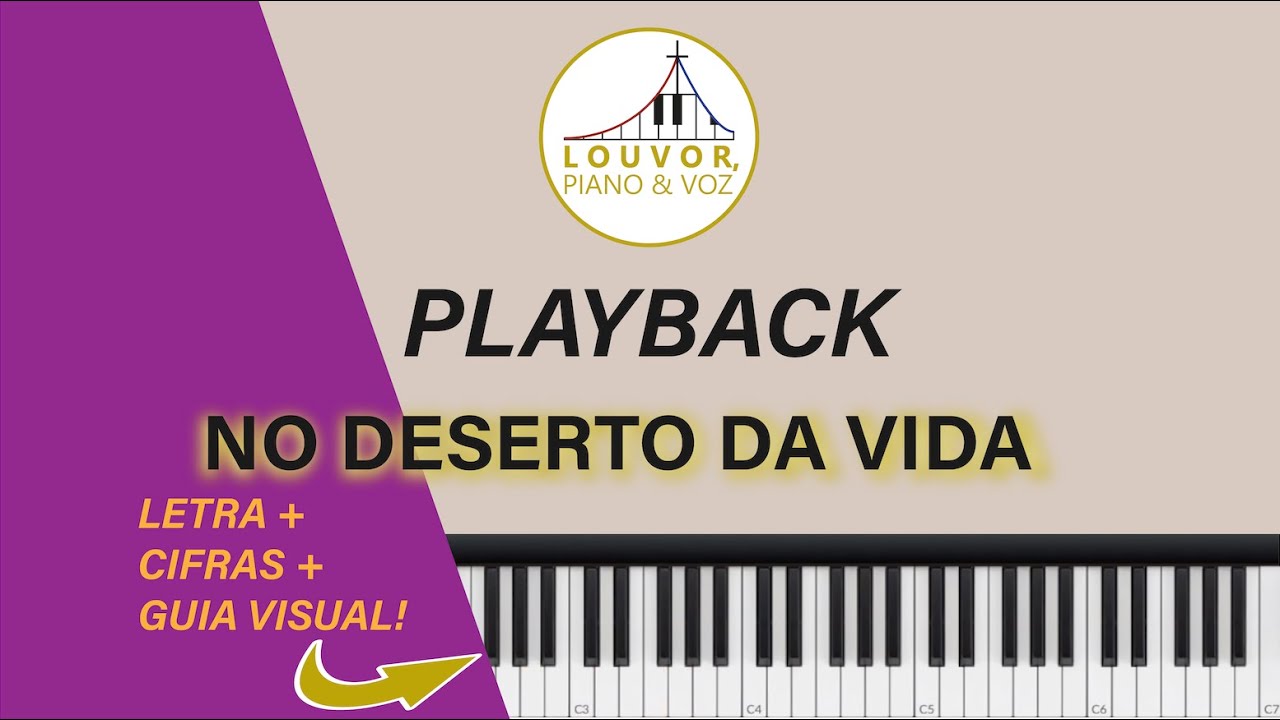 PLAYBACK - No deserto da vida - Musica de Marcus Vinícius Lima