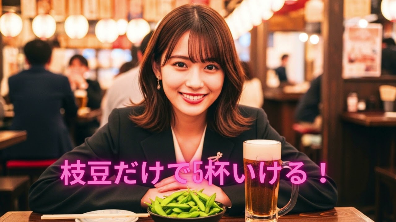 【Suno AI】枝豆だけで5杯いける！【アイドルソング】
